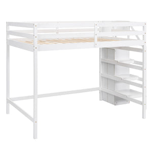 Loft Bed With Built In Storage Wardrobe And Staircase