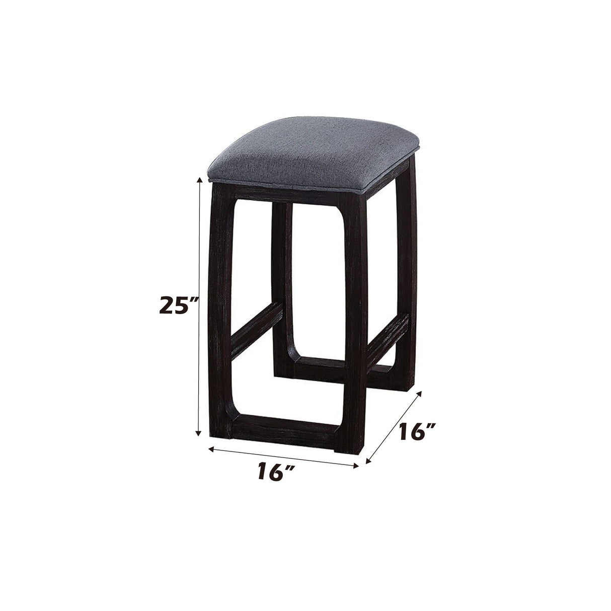 Razo - Weathered Counter Height Stool - Gray - Best Buy Furniture