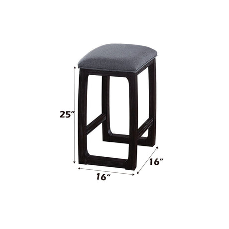 Razo - Weathered Counter Height Stool - Gray - Best Buy Furniture