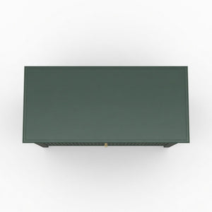 Fluted 3 Drawer Nightstand With Soft Close Slides