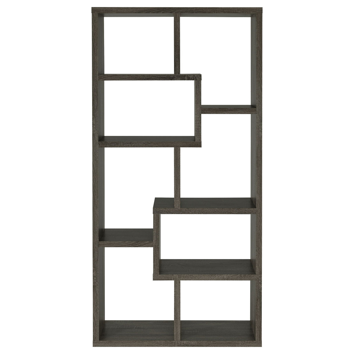 8 Shelf Geometric Bookcase