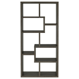 8 Shelf Geometric Bookcase