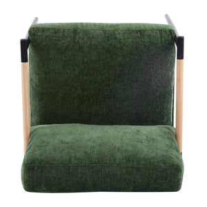 Modern Accent Chair With Cushions, Cozy Seating