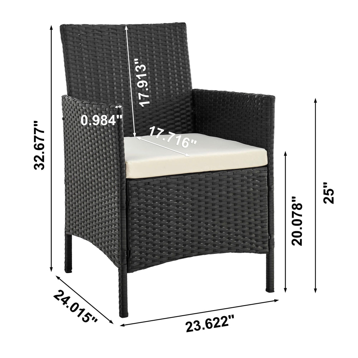 Imperia - 3 Piece Outdoor Patio Set
