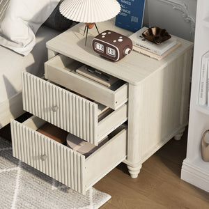 3 Piece Bedroom Set With Bed And 2 Nightstands