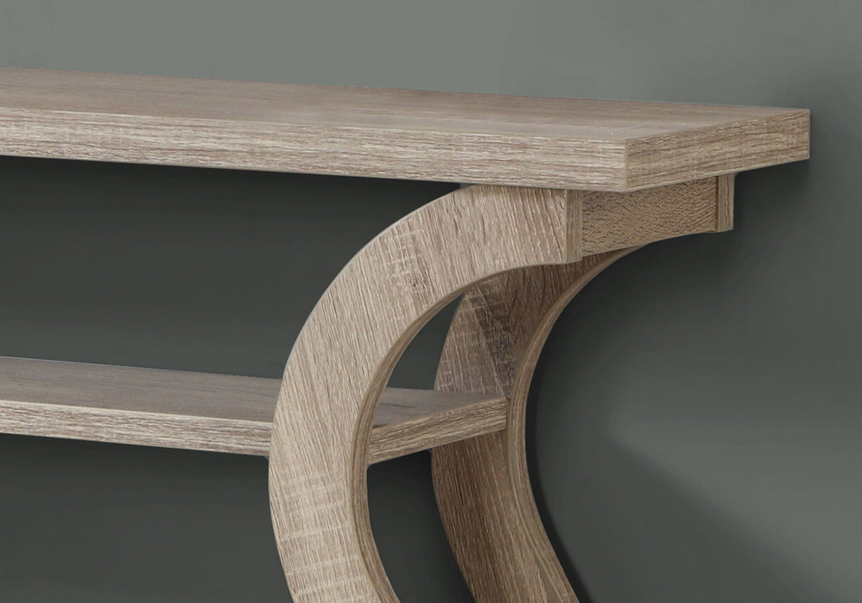 Accent Console Table For Entryway, Unique Curved Design - Best Buy Furniture