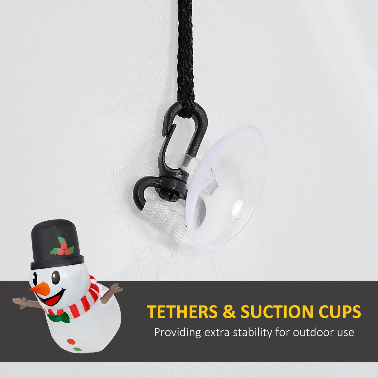 3.4' Inflatable Hanging Snowman Christmas Display