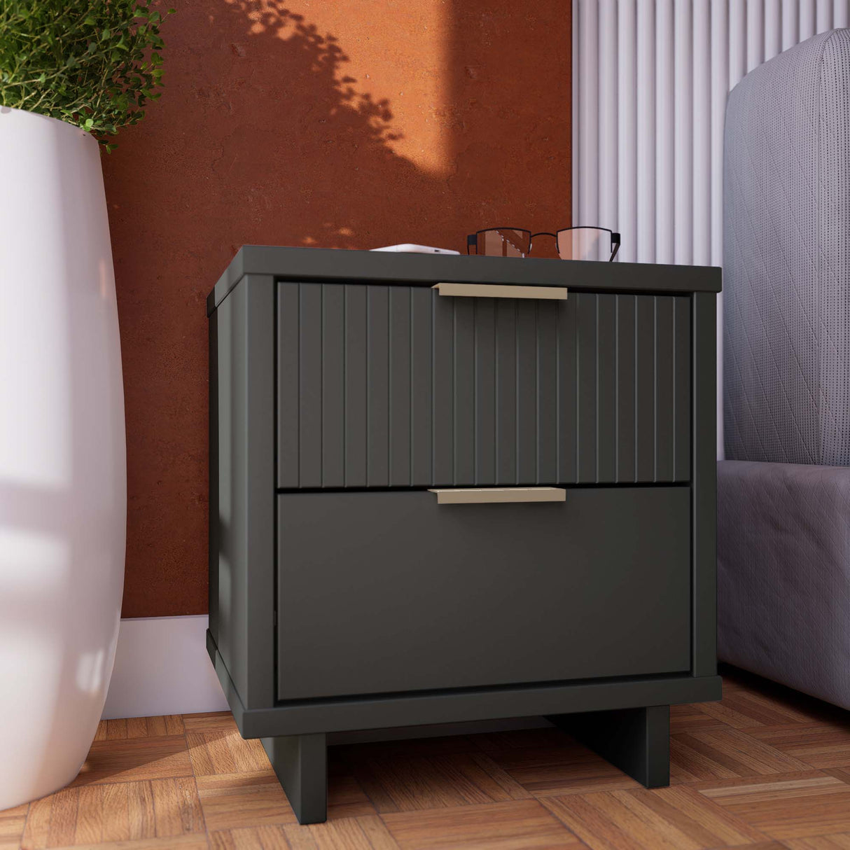 Granville - Nightstand With 2 Drawers