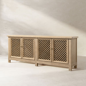 Arden - 4 Door Sideboard - Natural