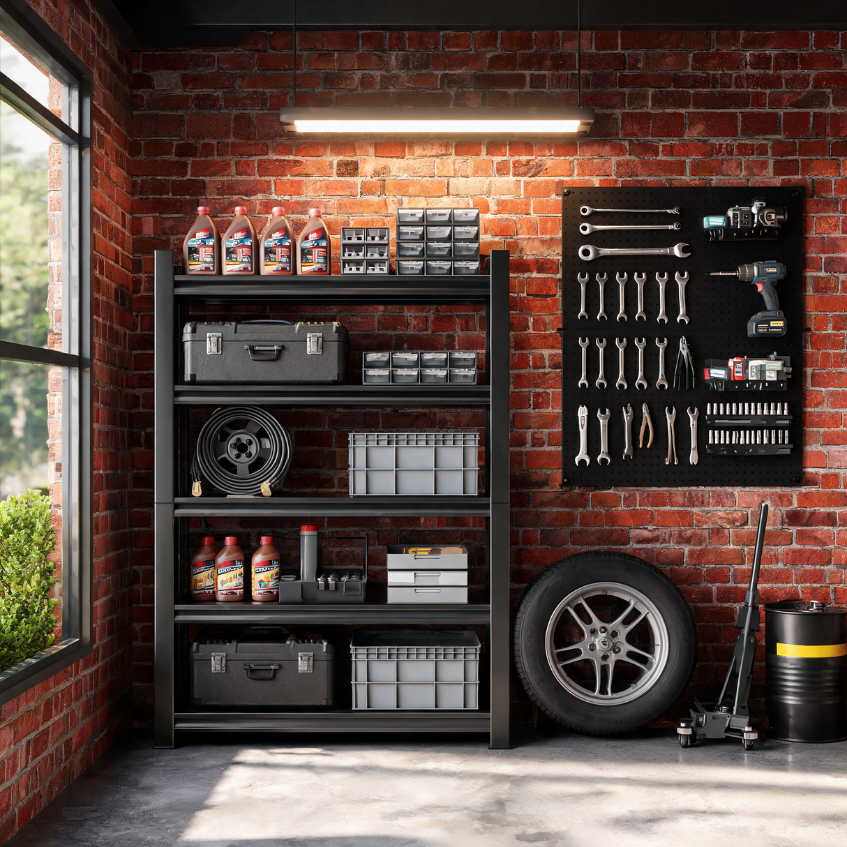 5-Tier Heavy Duty Metal Storage Shelving Unit