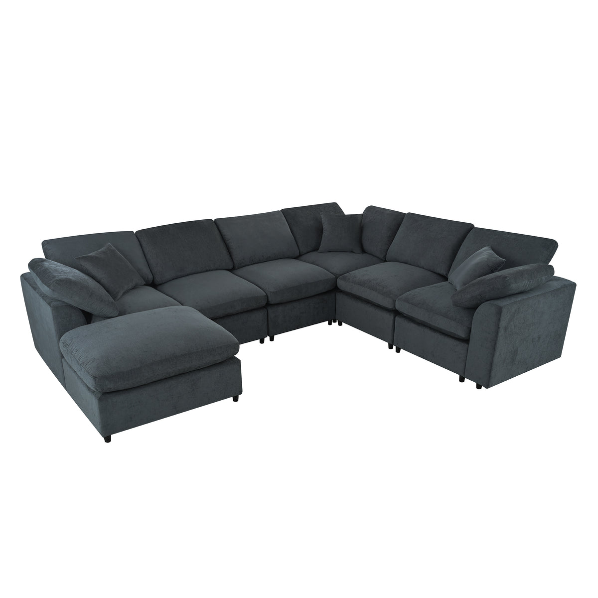 U_Style 120.8" Extra Large Modular Sectional Sofa