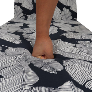 2 Piece Chaise Lounge Chair Cushion Set With Ties