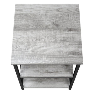 3 Tier Accent Table, Side Marble Look Contemporary & Modern