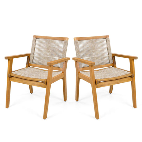 Outdoor Rope Dining Chair (Set of 2)