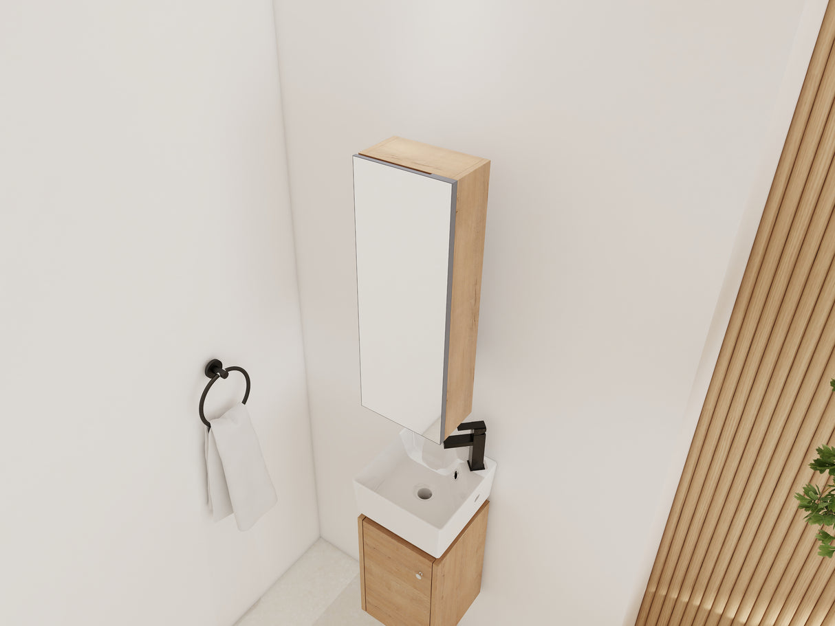 10'' Bathroom Mirror Cabinet with Storage