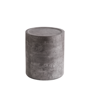 Modern Faux Concrete Round Corner Accent Table