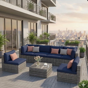 Modern Patio Set With Coffee Table