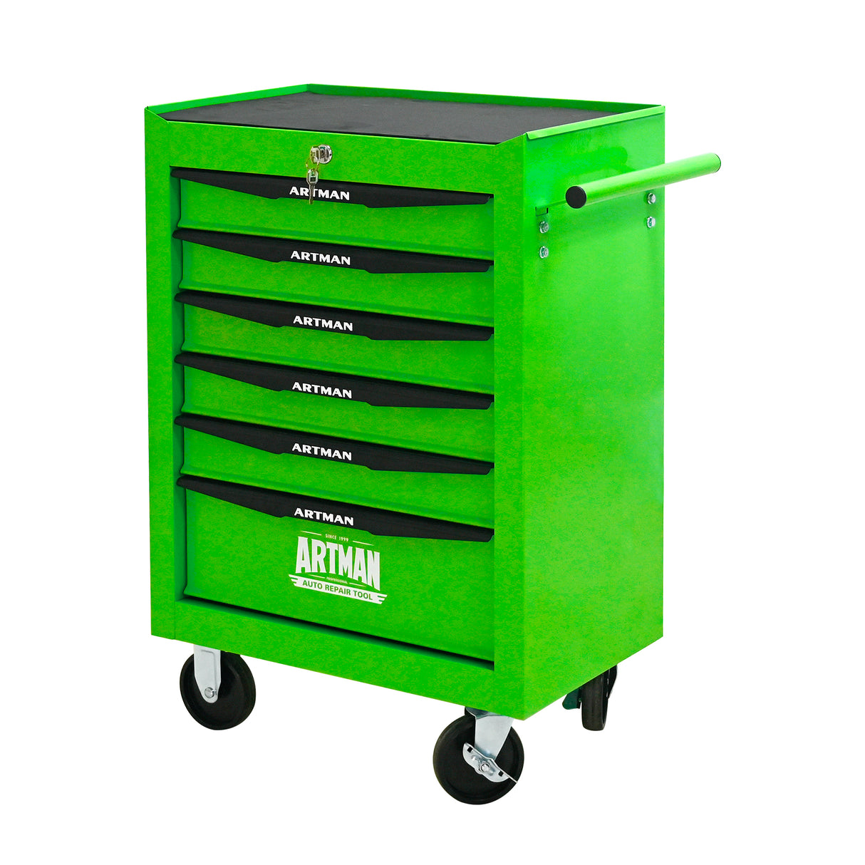 Rolling Metal Tool Chest with 6 Drawers, 20"