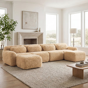 U-Shaped Boneless Sofa