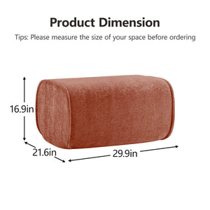 Ottoman Velvet-Red