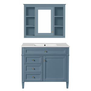 36'' Bathroom Vanity with Medicine Cabinet