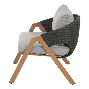 Patio Chair with Cushions (Set of 2)