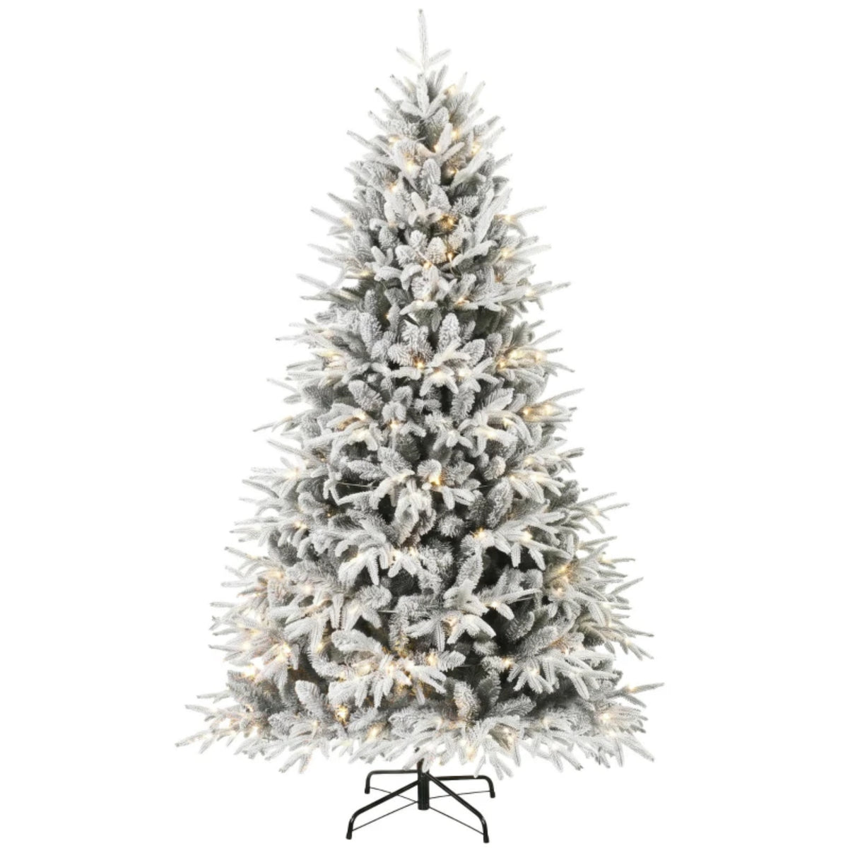 Snowy Frosted Artificial Christmas Tree