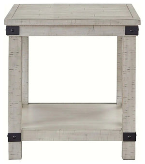 Carynhurst - Rectangular End Table - Whitewash - Best Buy Furniture