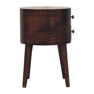 Rounded Bedside Table
