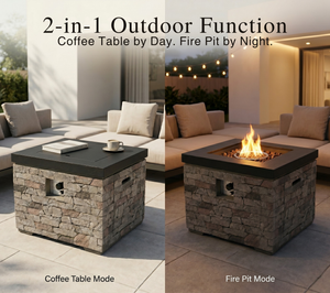 32-Inch Outdoor Fire Pit Table