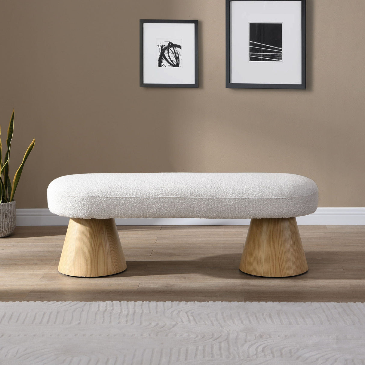 Upholstered Bench for Dining Room