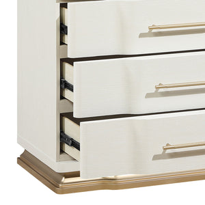 Lexington - 3 Drawer Nightstand - Beige
