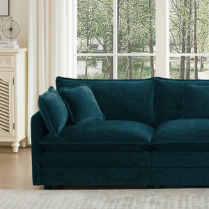 Oversize 3-Seater Sofa with Ottoman