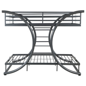 Weston - Bunk Bed Full Over Full - Gunmetal
