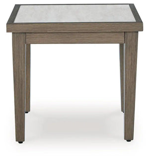 Rainier Ranch - Square End Table - Brown / Beige - Best Buy Furniture