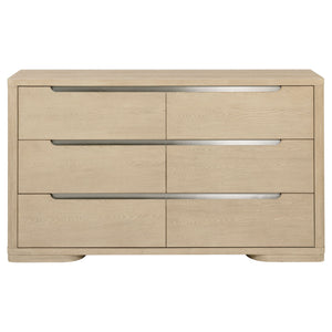 Mirador - 6 Drawer Bedroom Dresser - Natural