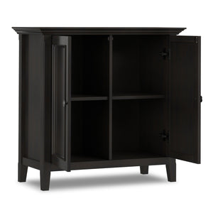 Amherst - 2 Door Storage Cabinet & Adjustable Shelving - Brown