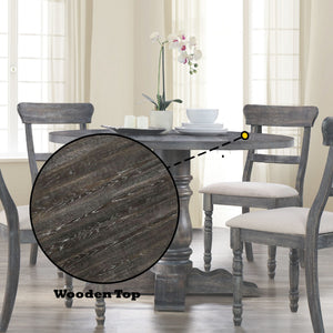 Leventis - Weathered Dining Table - Gray - Best Buy Furniture