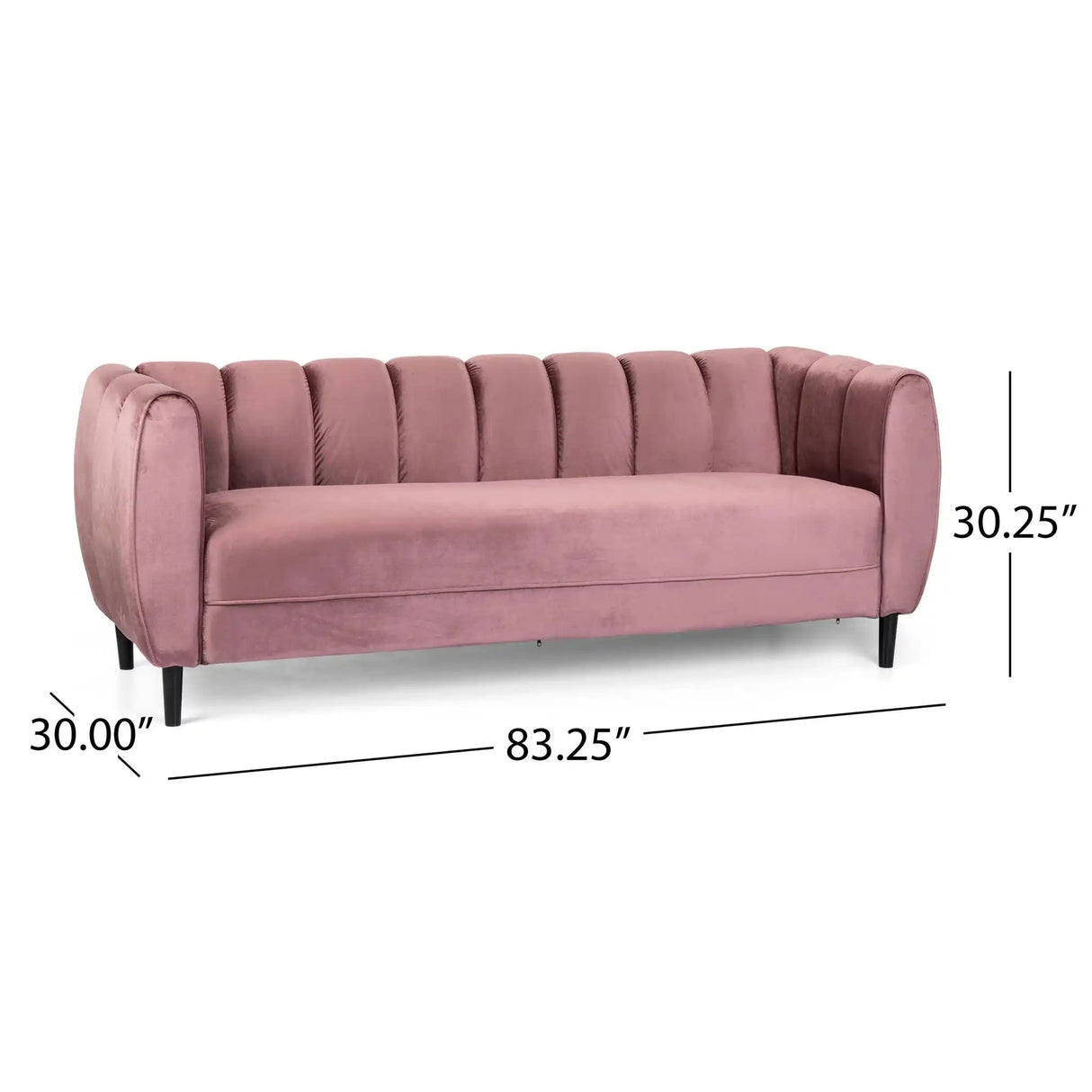 Miranda - Modern Glam Velvet 3 Seater Sofa - Best Buy Furniture