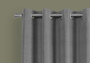 2 Pieces Set, Curtain Panel, Room Darkening, Grommet, Contemporary & Modern - Best Buy Furniture