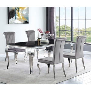 Elegant Upholstered Side Chairs (Set of 4)