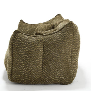 Comfortable Dual Beanbag Chair With High Resilience Foam Core For 2 People