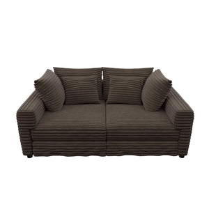 Modern Comfy Upholstered Sofa Cloud Couch & Deep Seat Couches