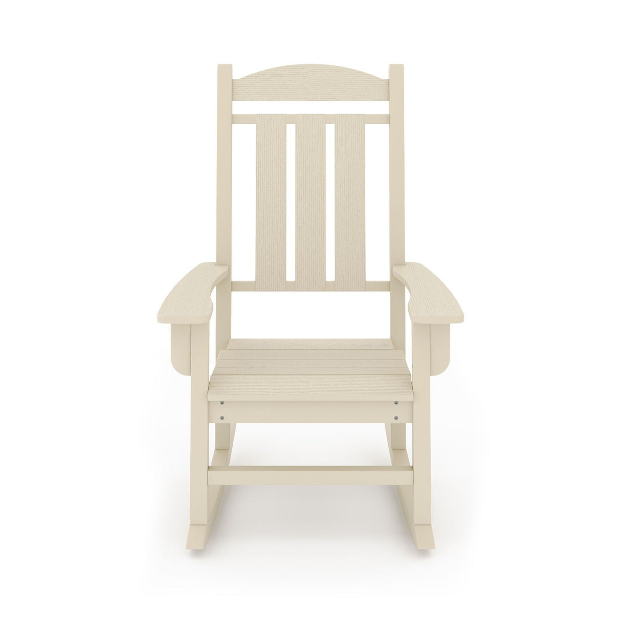 Traditional Porch Rocker Classic HDPE Poly Lumber For Porch, Patio, And Garden Comfort