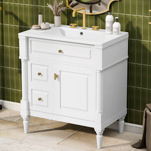 30" Bathroom Vanity with Sink