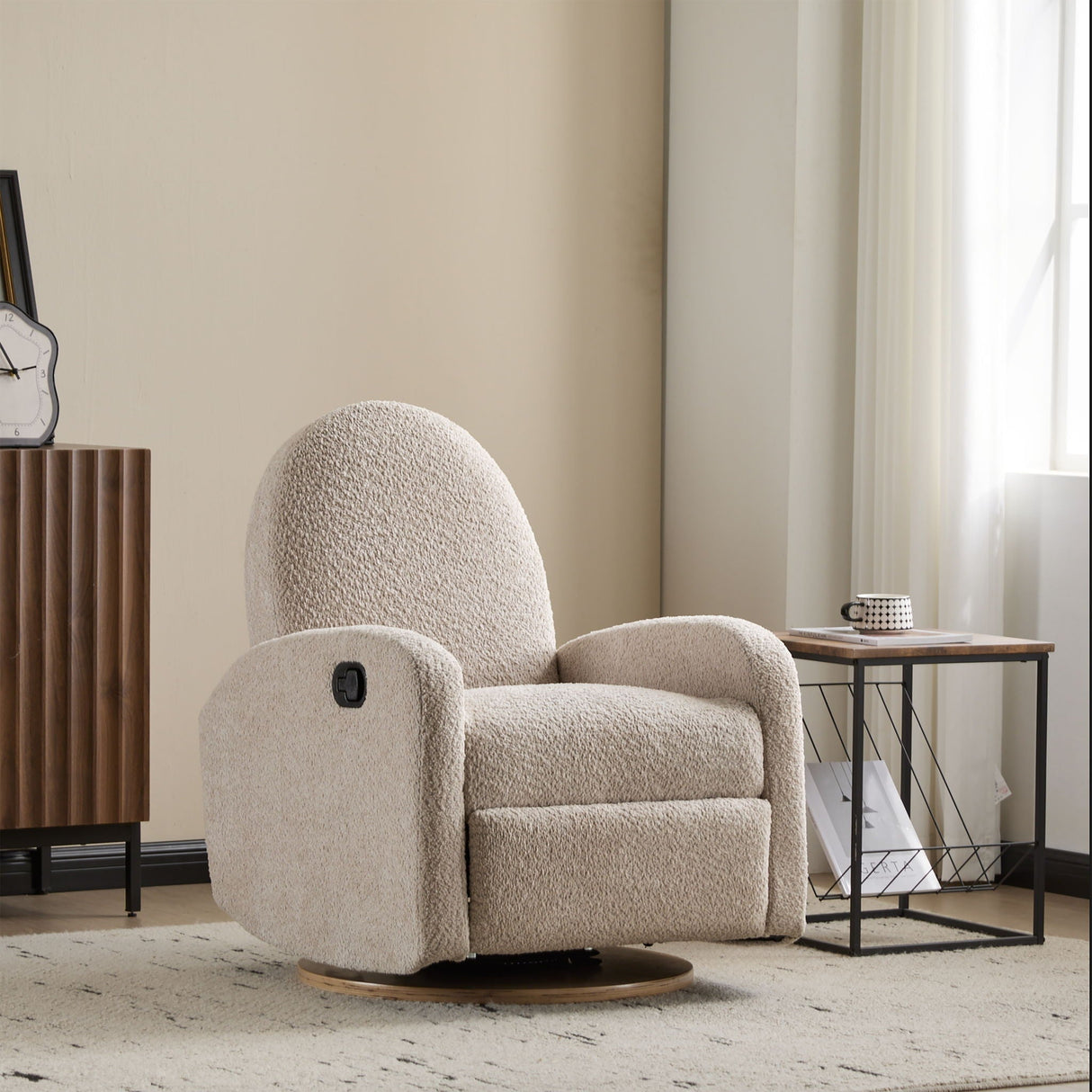 Contemporary 360 Swivel And Glider Recliner Chair - Best Buy Furniture