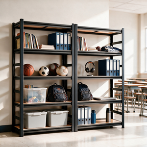 63-Inch Height Storage Shelving Unit with Adjustable Shelves