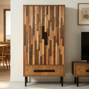 60" Tall Storage Cabinet with Drawer