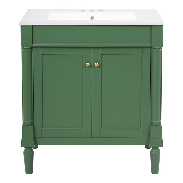 Bathroom Vanity Cabinet With Sink, Soft Close Doors, Storage Cabinet