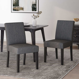 Contemporary Dining Chair With Upholstered Seating And Tapered Legs - Best Buy Furniture